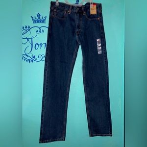 New with tags Levi’s Levi Strauss Mens 505 Regular staight leg Jeans size 34 34